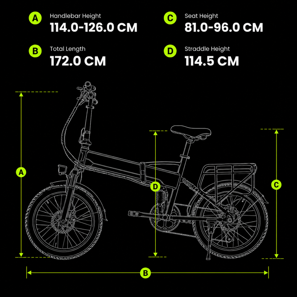 Bike dimensions diagram