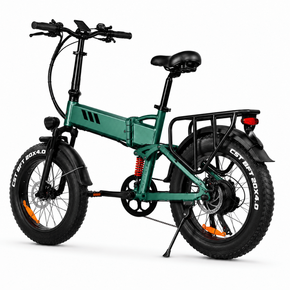 VOOLM RS-A02 PRO — Folding Fat Tire Electric Mountain Bike 18