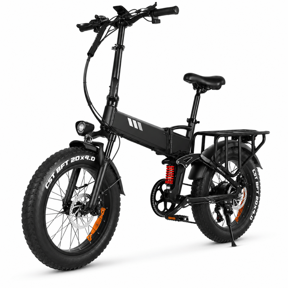 VOOLM RS-A02 PRO — Folding Fat Tire Electric Mountain Bike 4