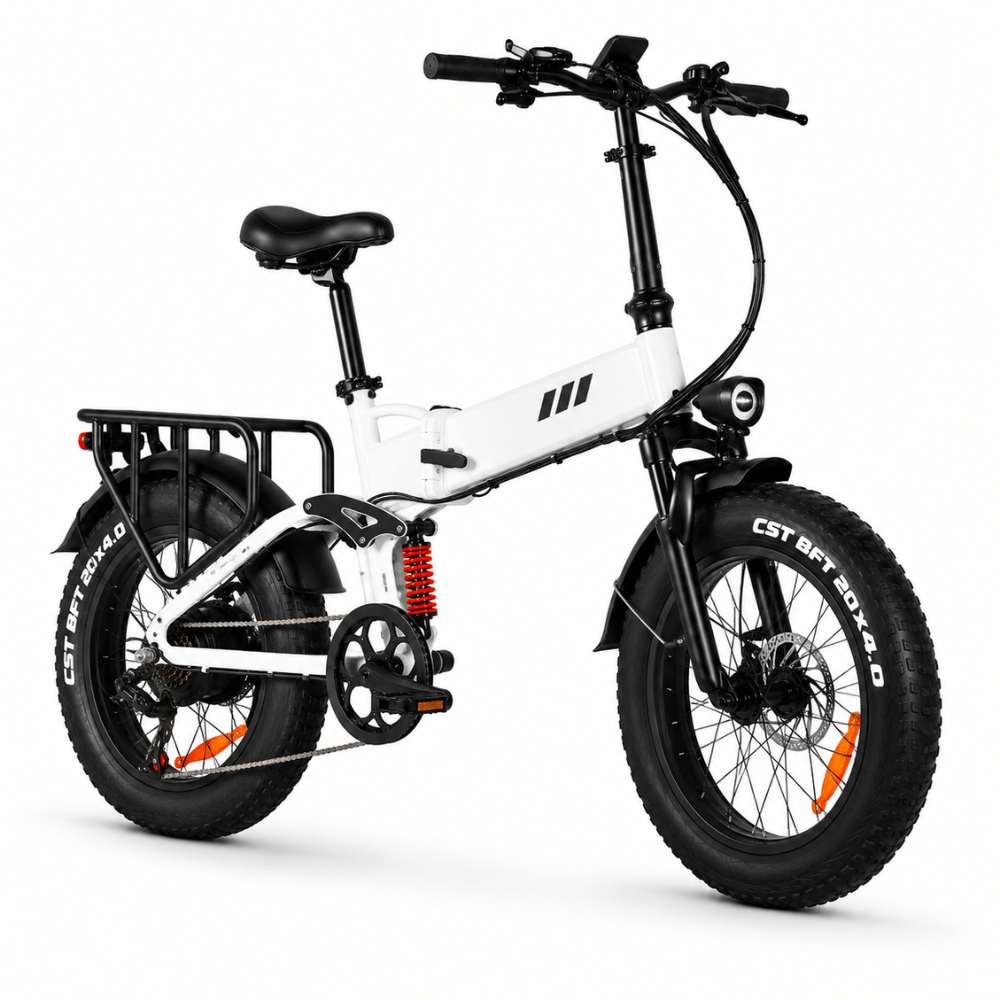 VOOLM RS-A02 PRO — Folding Fat Tire Electric Mountain Bike 9
