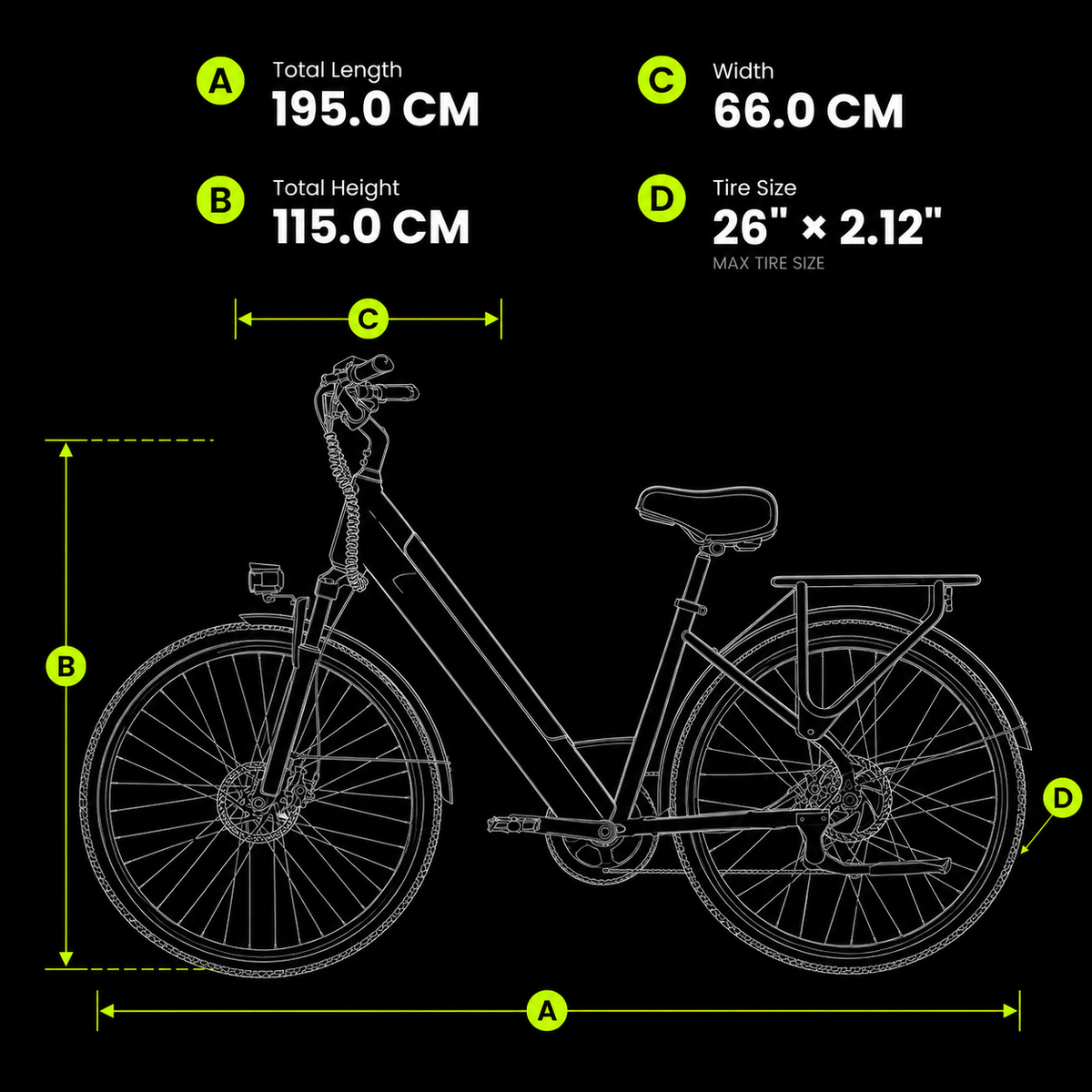 Bike dimensions diagram