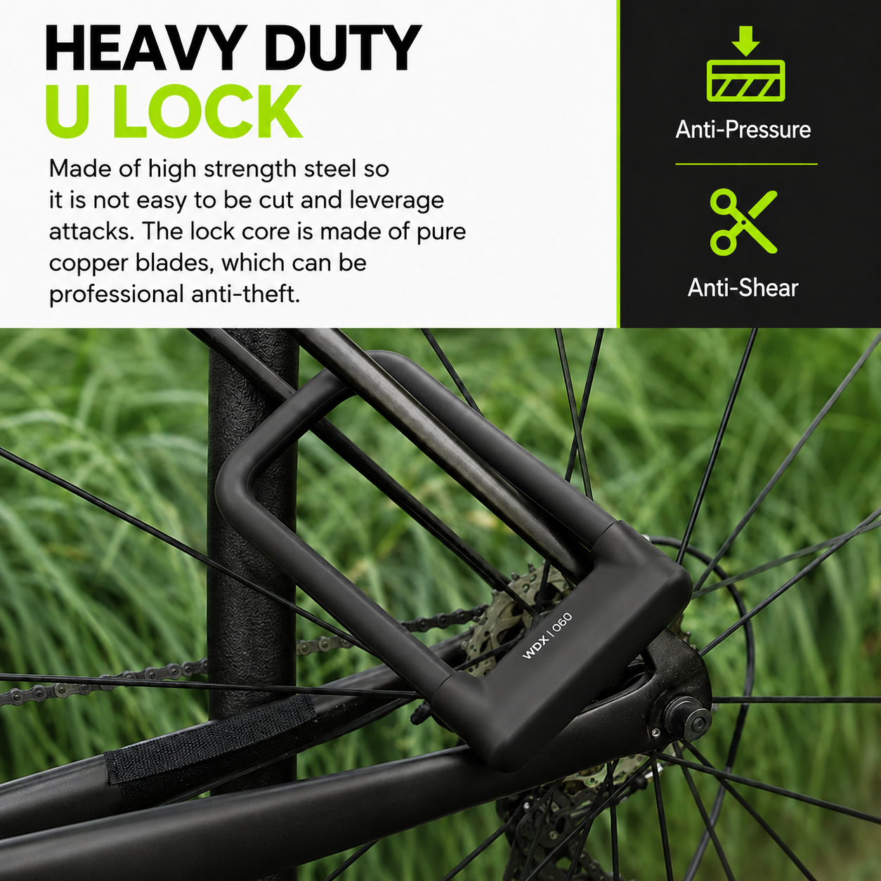 VOOLM Fortis Heavy-Duty U-Lock