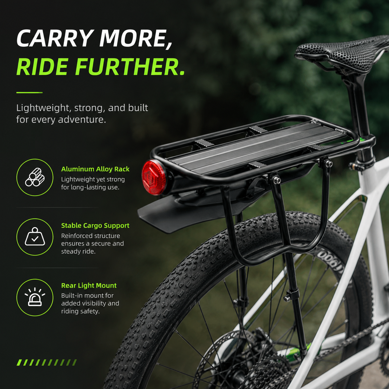 VOOLM Alloy Rear Bike Rack