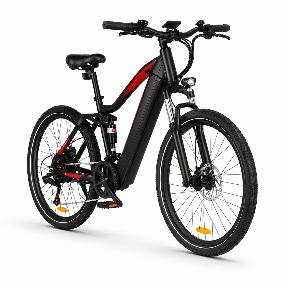 VOOLM XD26 — Full Suspension Electric Mountain Bike | 250W | Hydraulic Disc Brakes