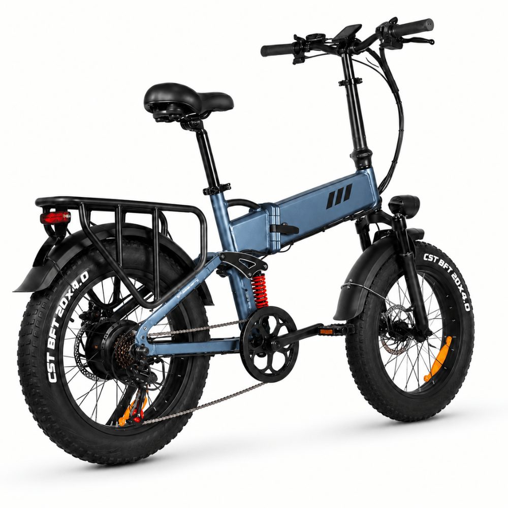 VOOLM RS-A02 PRO — Folding Fat Tire Electric Mountain Bike 12