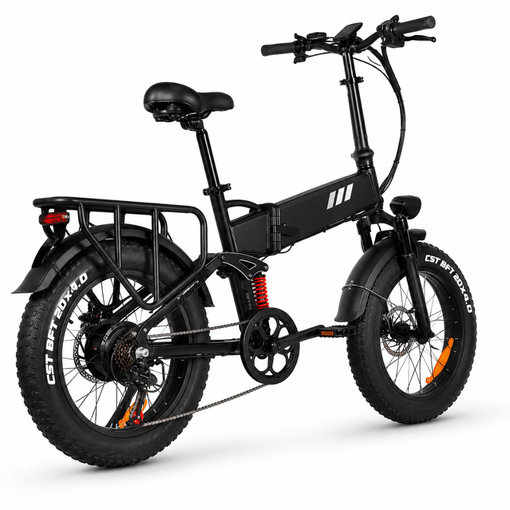 VOOLM RS-A02 PRO — Folding Fat Tire Electric Mountain Bike 5